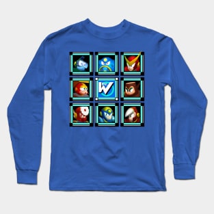 Mega Man 2 3D Stage Select Long Sleeve T-Shirt